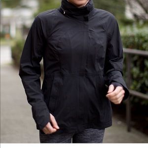 Lululemon In the Rain Black Jacket
